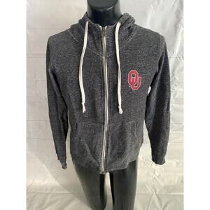 Oklahoma OU Sooners Full Zip Hooded  Jacket By Royce Apparel | Women’s LARGE EUC